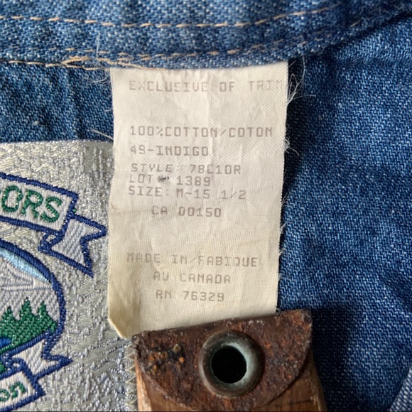Canadian Outdoors Denim Bison Shirt - Picture 11 of 11